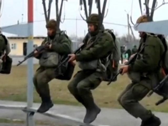 Вблизи границы с Украиной российская армия проводит тренировки