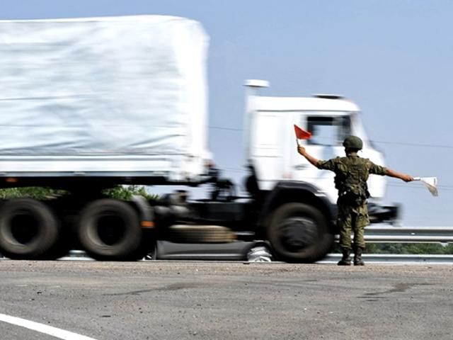 Очередная колонна с российской "гуманитаркой" пересекла украинскую границу