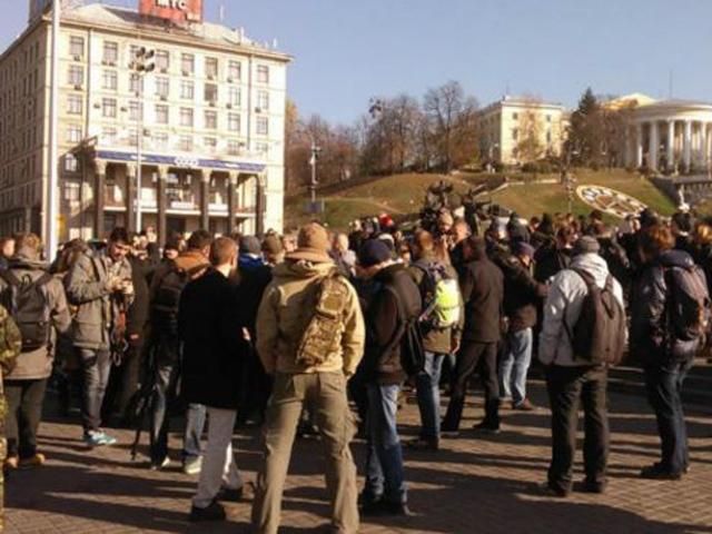 На "Славянский марш" в Киеве никто не пришел