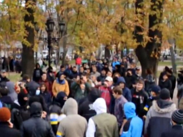 В Одесі завадили проросійським активістам провести "Катерининський марш" (Відео) В Одесі завадили проросійським активістам провести "Катерининський марш" (Відео)