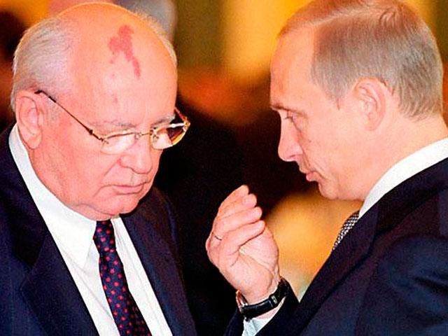 Горбачев поехал защищать Путина перед Меркель