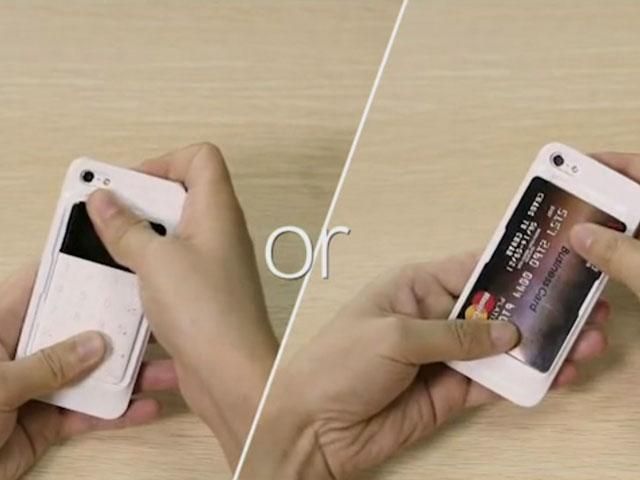 Телефон Talkase — розміром з кредитну карту Телефон Talkase — розміром з кредитну карту