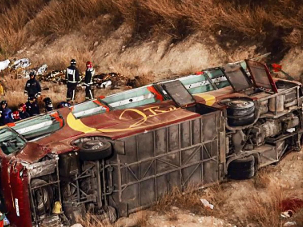 14 осіб загинуло у ДТП в Іспанії 14 осіб загинуло у ДТП в Іспанії