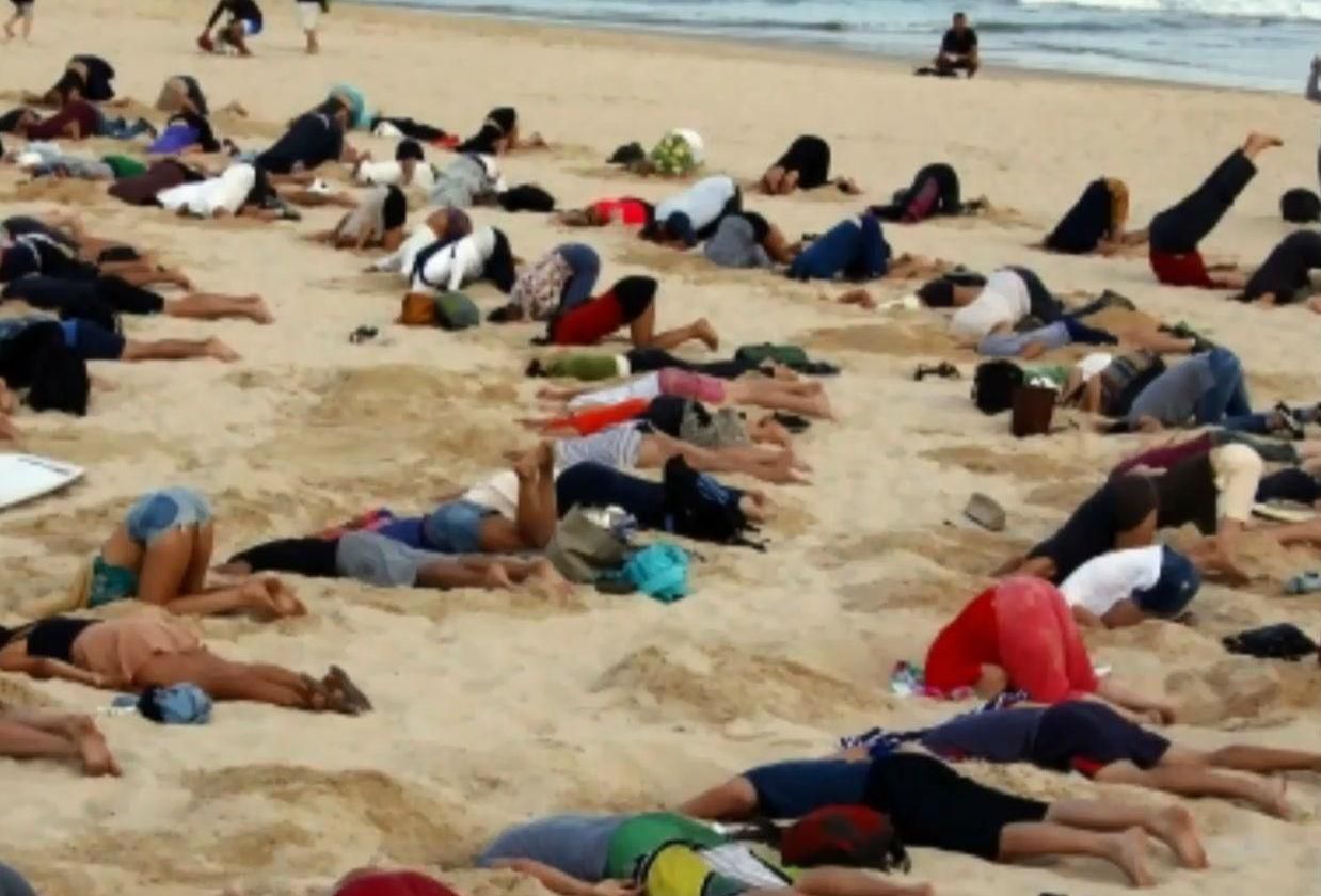 Австралійці організували незвичайний флешмоб Австралійці організували незвичайний флешмоб