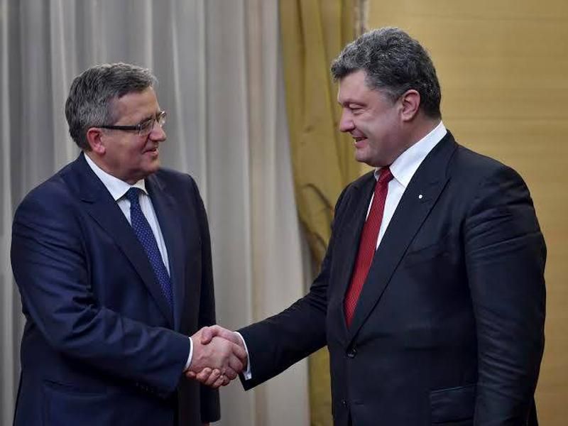 Петр Порошенко встретился с президентом Польши Петр Порошенко встретился с президентом Польши