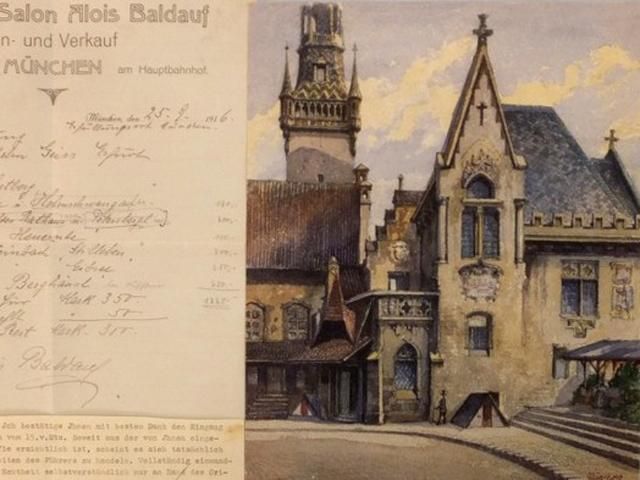 Картину Гитлера продали за 161 тыс долларов Картину Гитлера продали за 161 тыс долларов