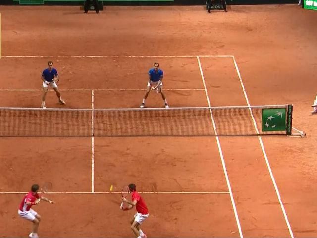 Теніс. Швейцарці вийшли вперед у фіналі турніру Davis Cup