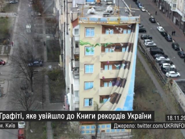 Самые актуальные кадры недели: рекордное граффити, АТО на Донбассе Самые актуальные кадры недели: рекордное граффити, АТО на Донбассе