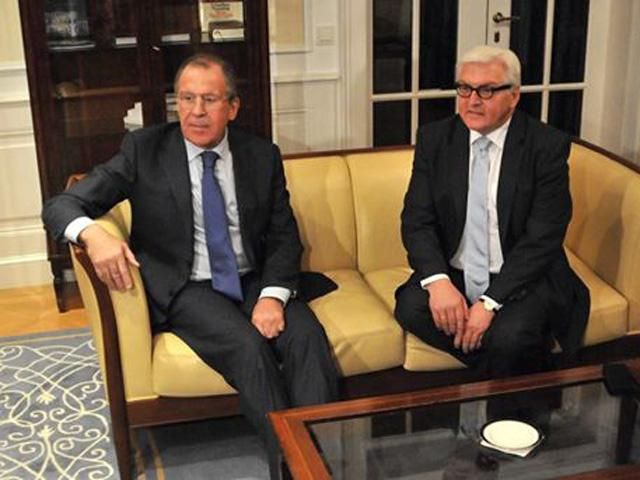 Лавров поговорив про Україну з Штайнмаєром Лавров поговорив про Україну з Штайнмаєром