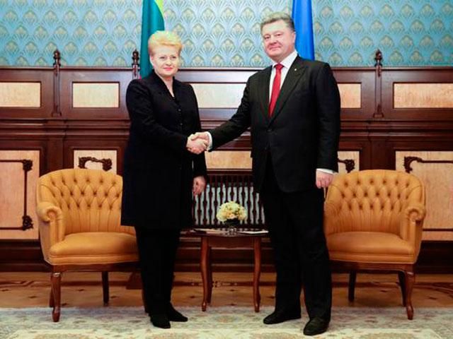 Грибаускайте пообещала поставлять Украине элементы вооружения Грибаускайте пообещала поставлять Украине элементы вооружения