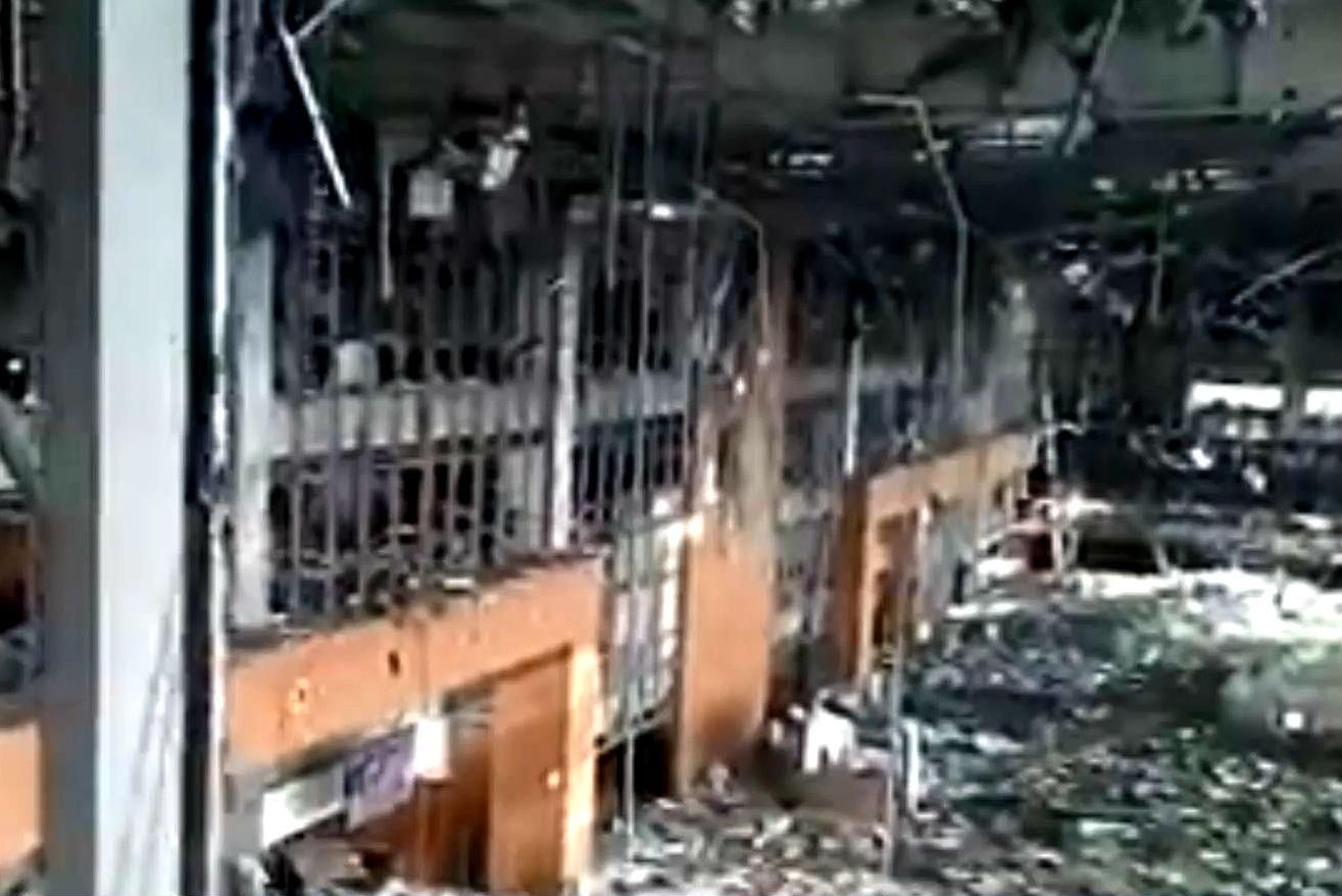 Донецкий аэропорт после боевых действий Донецкий аэропорт после боевых действий