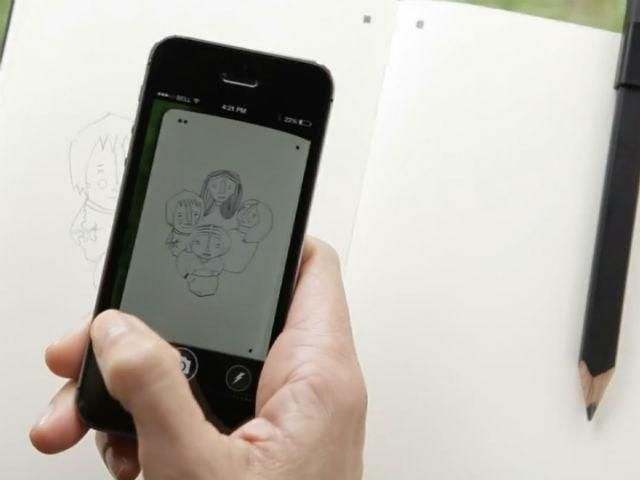 Умный блокнот переведет рисунок в цифровой формат Умный блокнот переведет рисунок в цифровой формат