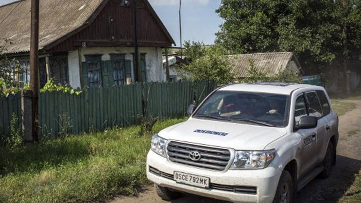 В Донецкой области боевики обстреляли патруль ОБСЕ