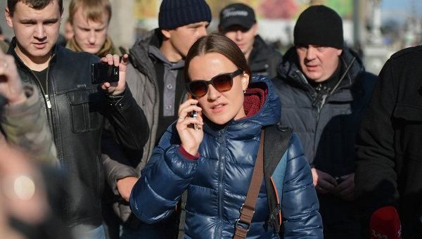 Журналісти у Києві не били кореспондентку LifeNews, — очевидець