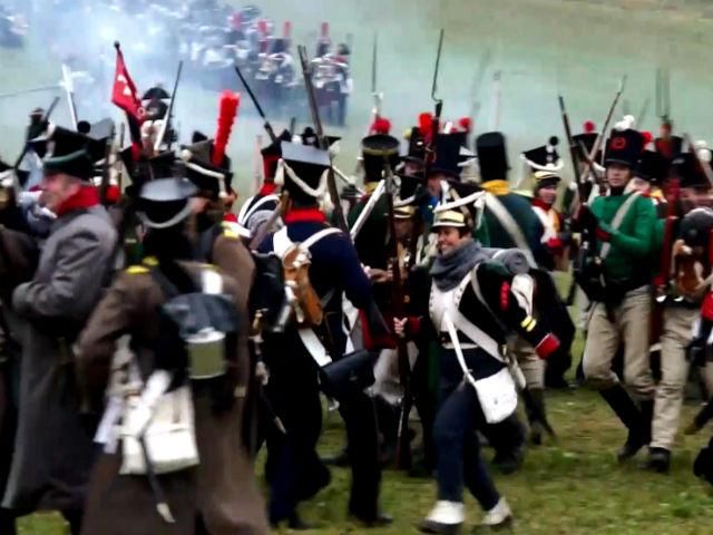 Чехи воссоздали битву под Аустерлицем Чехи воссоздали битву под Аустерлицем
