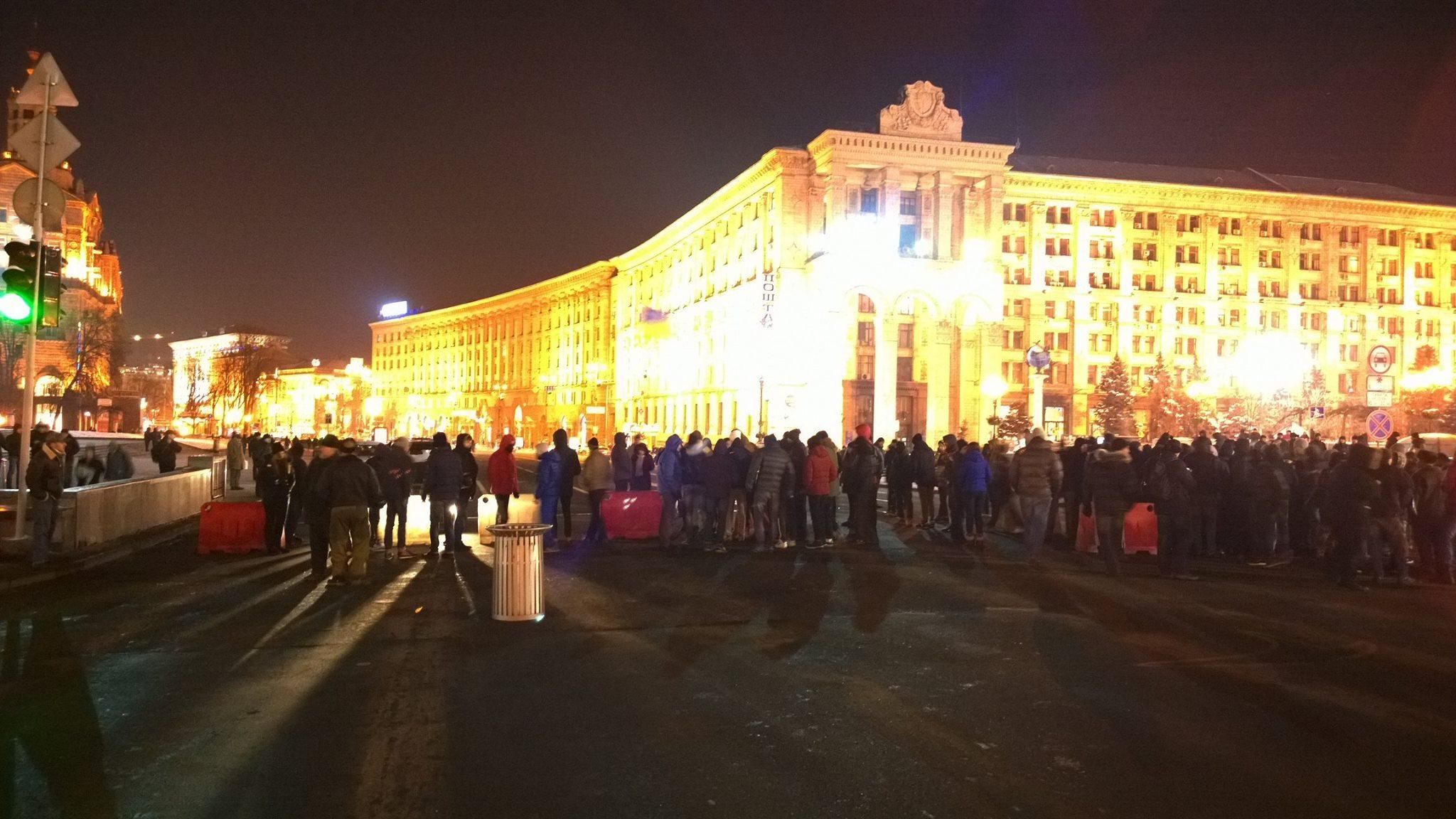 Милиция допросит подростков, которые перекрыли движение на Крещатике в Киеве