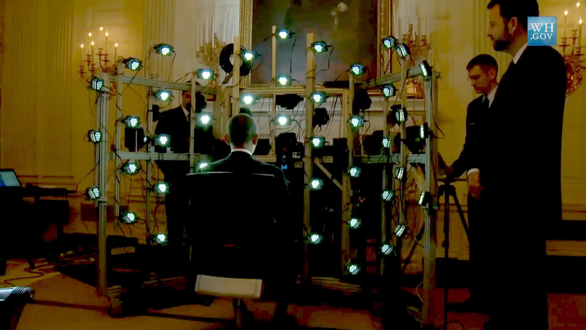 Создан Барак Обама в 3D Создан Барак Обама в 3D