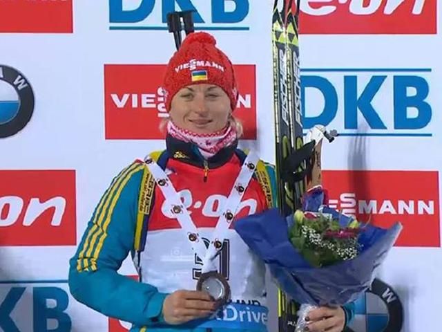 Біатлон. Валентина Семеренко виборола медаль на етапі Кубка світу (Фото) Біатлон. Валентина Семеренко виборола медаль на етапі Кубка світу (Фото)