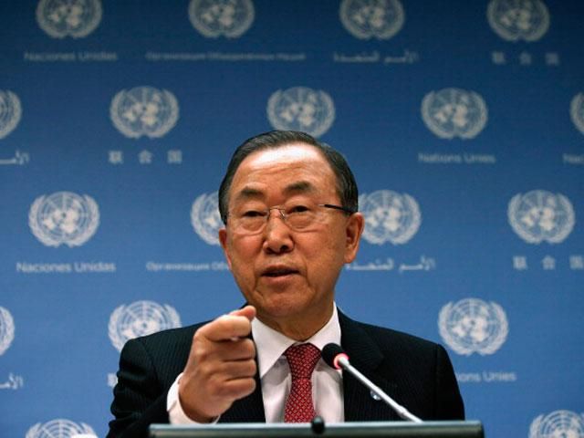 Пан Гі Мун засудив події в Грозному Пан Гі Мун засудив події в Грозному