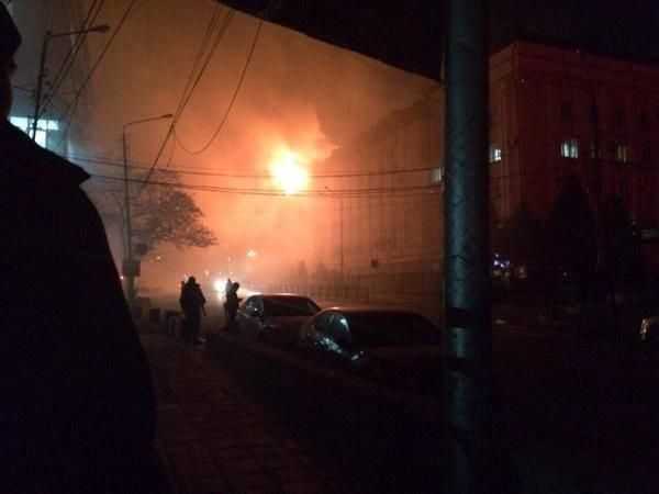Попередня версія причини пожежі у Махачкалі – замикання електромережі