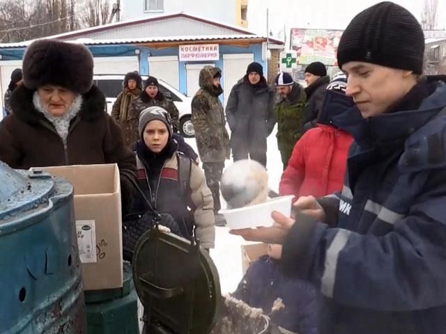 Луганчане живут без воды, тепла и электроэнергии