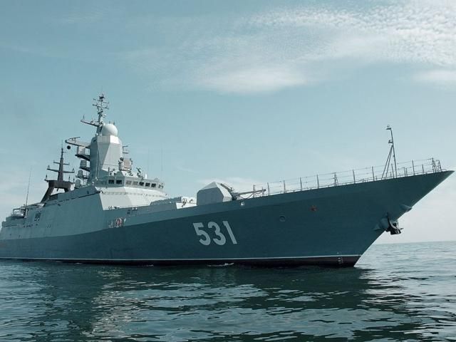 Латвия заметила российский военный корабль у своих берегов