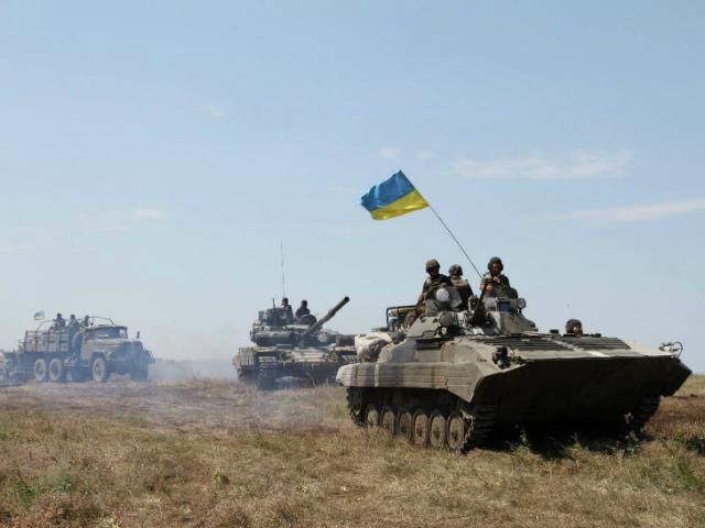 На позициях сил АТО введен режим прекращения огня На позициях сил АТО введен режим прекращения огня