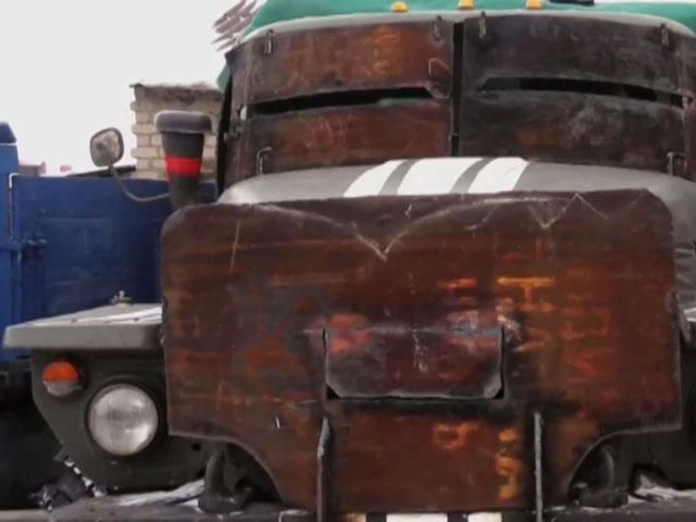 Як військові модернізували "Урал" для потреб АТО Як військові модернізували "Урал" для потреб АТО