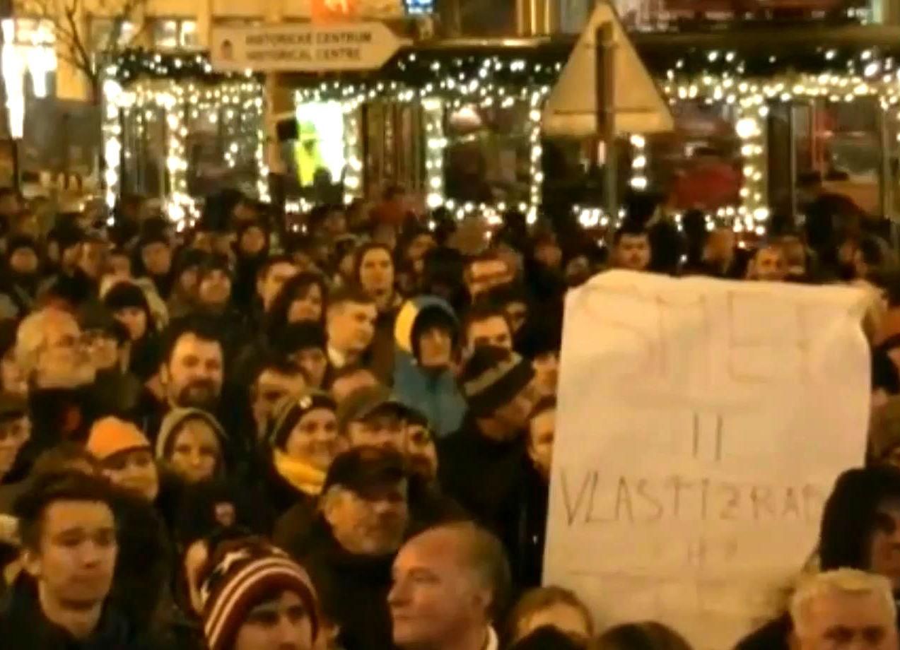 У Словаччині пройшли антиурядові протести