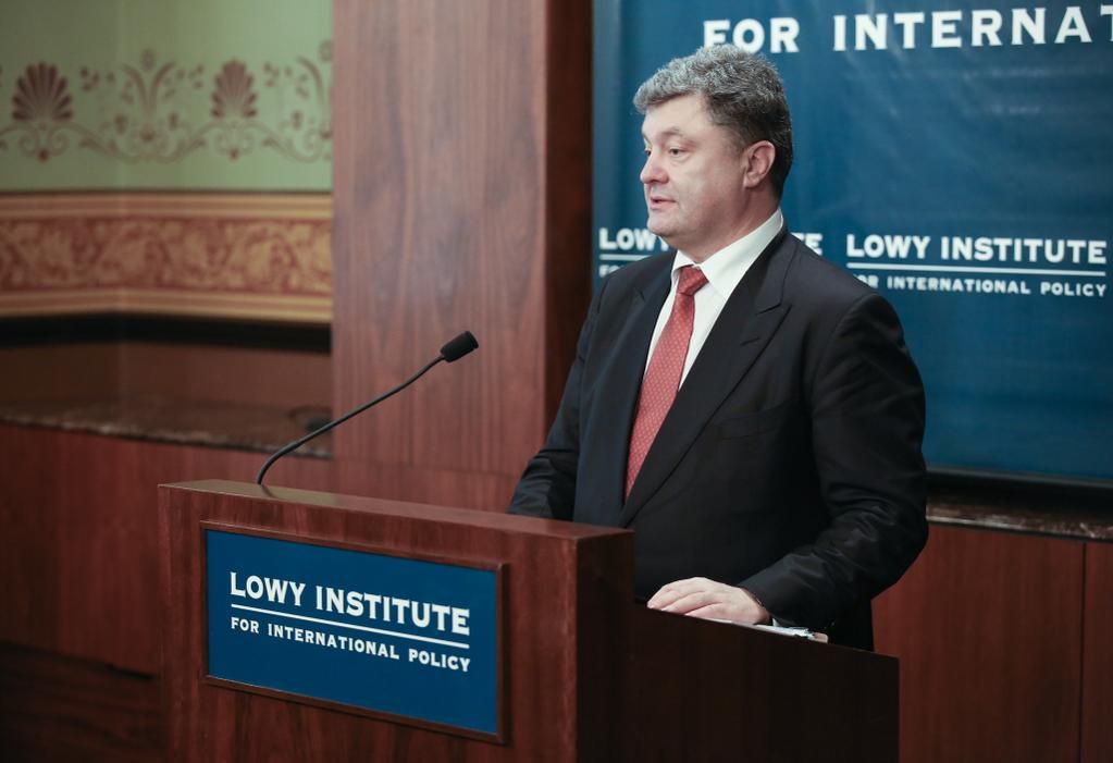 Порошенко в Австралии договаривался о поставках энергоносителей Порошенко в Австралии договаривался о поставках энергоносителей