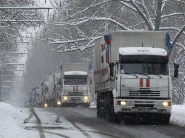 Очередной российский "гумконвой" уже прибыл в Донецк и Луганск