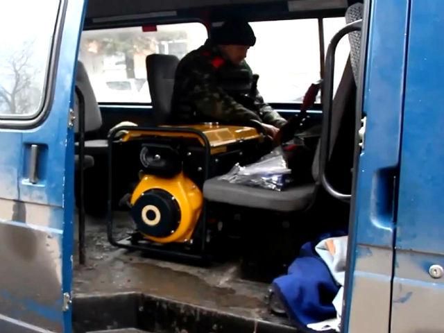 Військові привезли у лікарню Слов'янська генератор