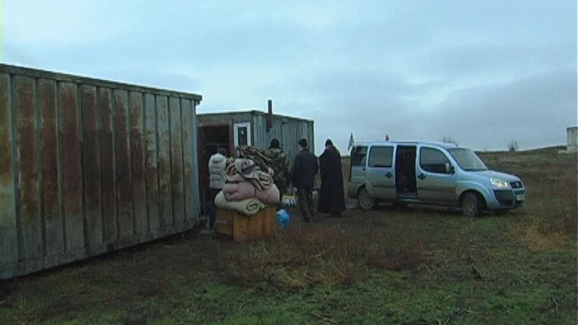 На Херсонщині артилеристів поселили у мобільні будинки На Херсонщині артилеристів поселили у мобільні будинки