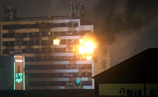 У Грозному згорів офіс Комітету проти тортур У Грозному згорів офіс Комітету проти тортур