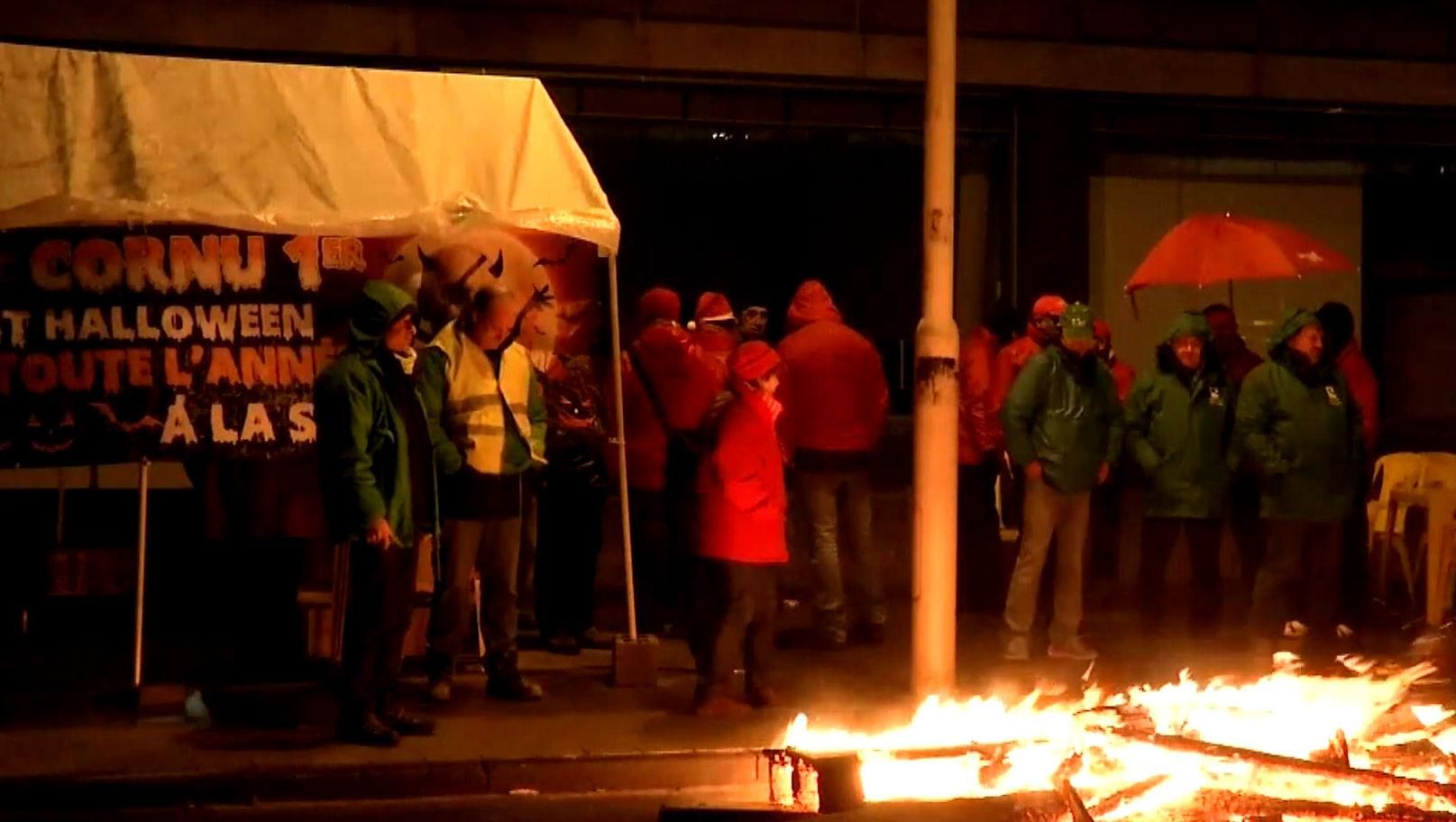 Бельгия парализована из-за протестов Бельгия парализована из-за протестов