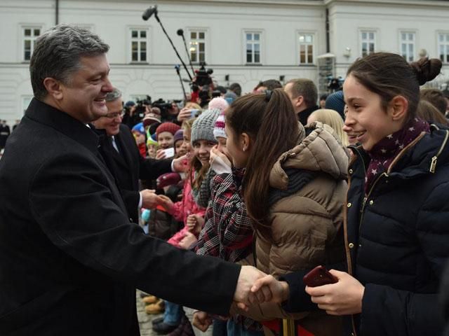 Візит Порошенка до Польщі у фотографіях