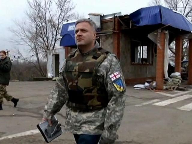 Первая иностранная делегация посетила зону АТО Первая иностранная делегация посетила зону АТО