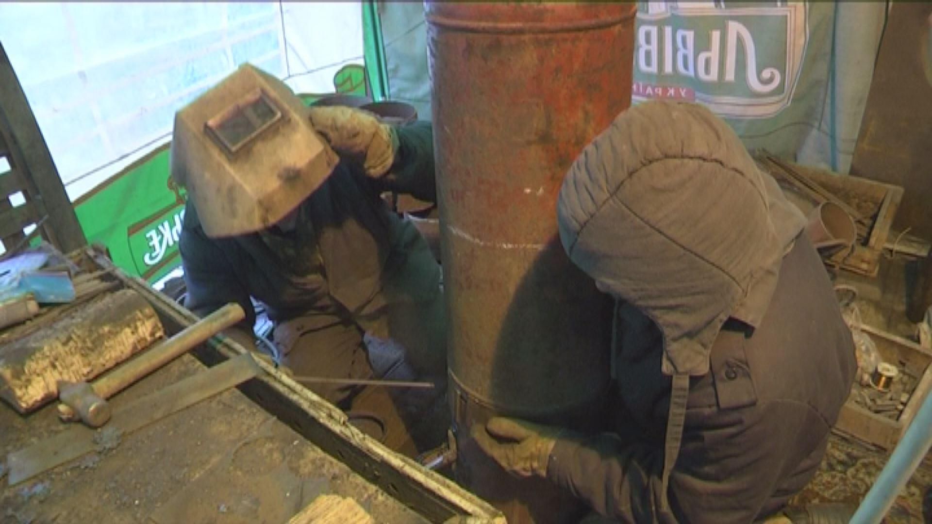 У Тернополі виготовляють твердопаливні бойлери для бійців АТО
