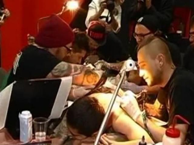 Украина претендует на тату-рекорд Украина претендует на тату-рекорд