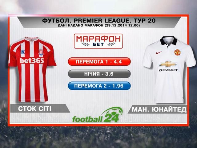 Матч дня: "Сток Сити" — "Манчестер Юнайтед" Матч дня: "Сток Сити" — "Манчестер Юнайтед"