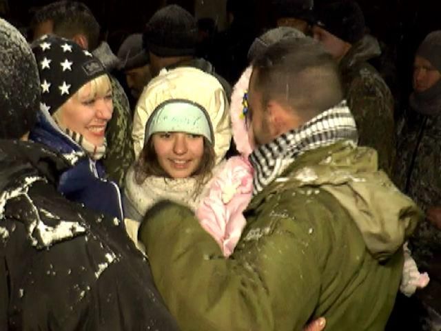 Как в Кировограде встречали героев, вернувшихся с АТО Как в Кировограде встречали героев, вернувшихся с АТО