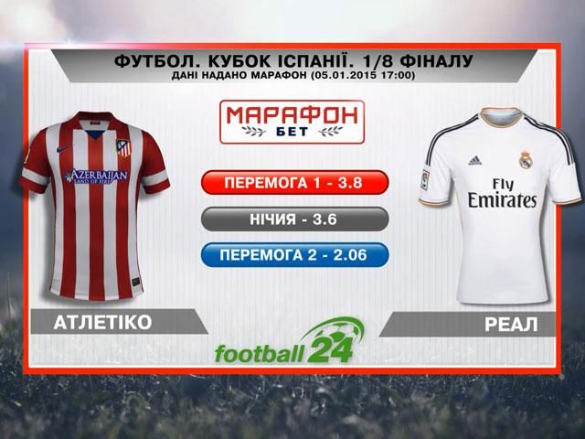 Матч дня: "Атлетико" против "Реала" Матч дня: "Атлетико" против "Реала"