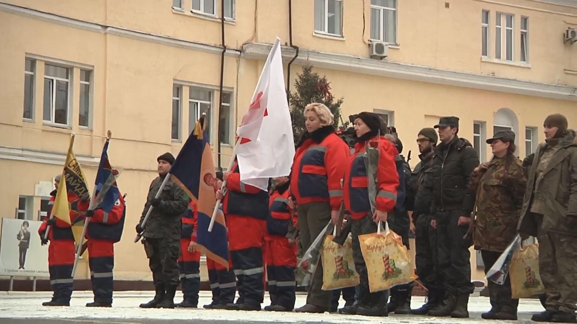 Медична рота Нацгвардії вирушила у зону АТО