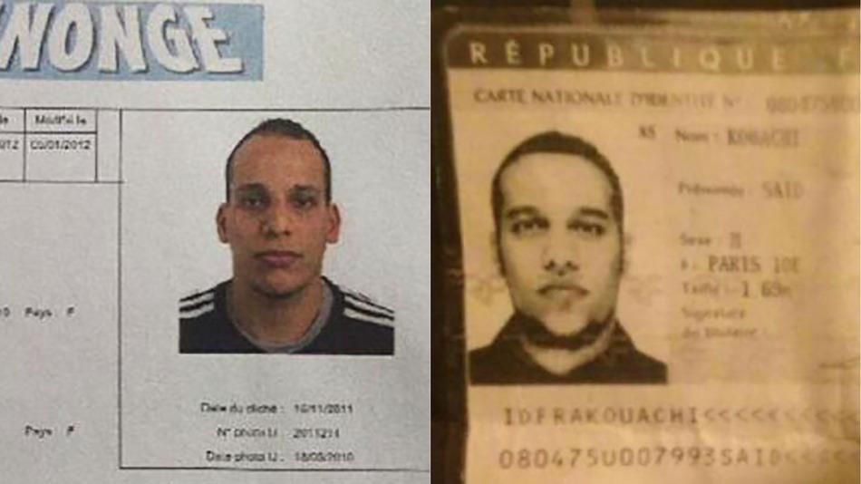 Двое подозреваемых в нападении на Charlie Hebdo объявлены в розыск