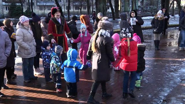 В Киеве прошло празднование коляды