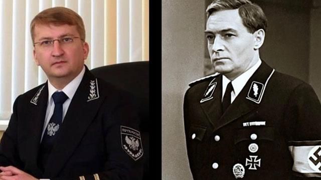 Російським поштарям пошили "нацистську" форму Російським поштарям пошили "нацистську" форму