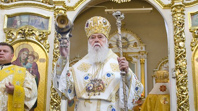 Патриарх Филарет призвал мир признать "ДНР" и "ЛНР" террористическими организациями