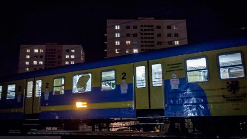 В польском поезде подрались полторы сотни людей