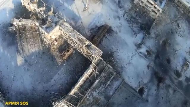 3D-карта ужасного разрушения донецкого аэропорта