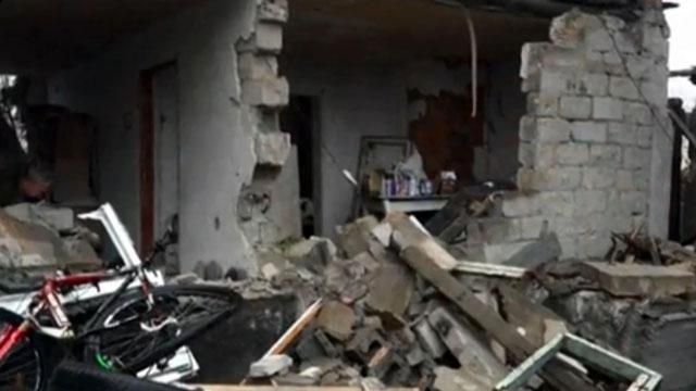В Макеевке дома превратились в руины после обстрелов террористов